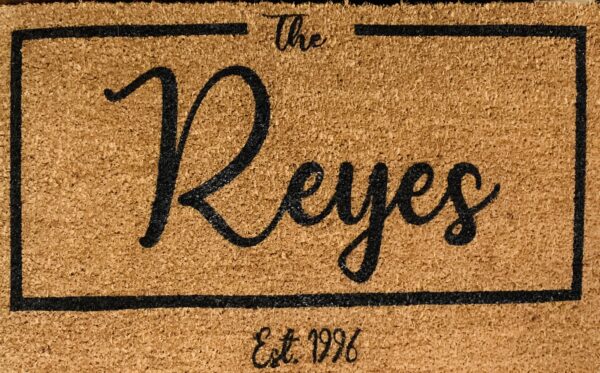 Coir Doormat, Personalized doormat