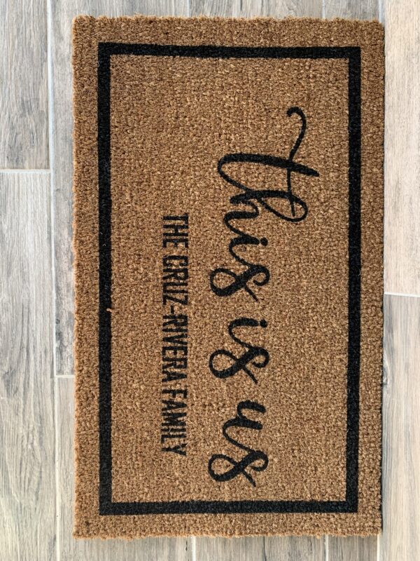 Coir Doormat, Personalized doormat