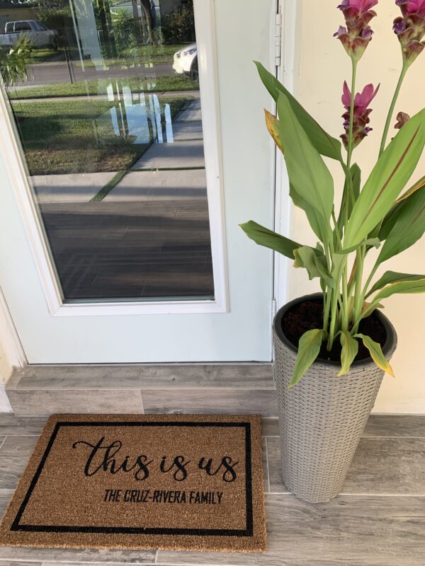 Coir Doormat, Personalized doormat